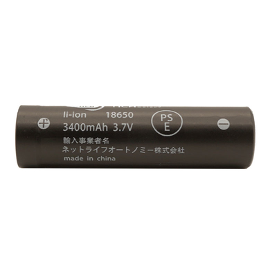 3.7V Flash Light Battery 3400mAh Rechargeable KC BIS Approval NCR Material