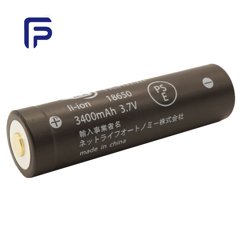 3.7V Flash Light Battery 3400mAh Rechargeable KC BIS Approval NCR Material